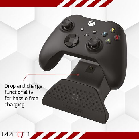 Venom Charging Dock with Rechargeable Battery Pack - Black (Xbox Series X & S/Xbox One) in Saudi Arabia