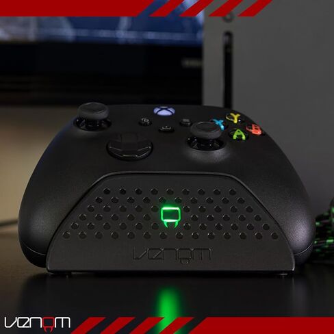 Venom Charging Dock with Rechargeable Battery Pack - Black (Xbox Series X & S/Xbox One) in Saudi Arabia