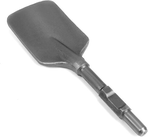 QWORK Clay Spade SDS-Max Hammer Steel, 5-1/2 x 17-5/16 Inches - Compatible with SDS-Max Rotary Hammers for Gardening and Landscaping in Saudi Arabia