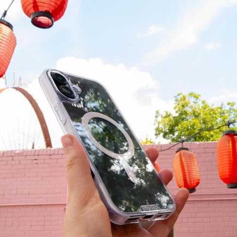 حافظة Smartish® iPhone 16 Pro المغناطيسية - Gripmunk متوافقة مع MagSafe [خفيفة الوزن + واقية] غطاء نحيف ورقيق مع بطانة من الألياف الدقيقة لهاتف Apple iPhone 16 Pro - Black Tie Affair in Kuwait