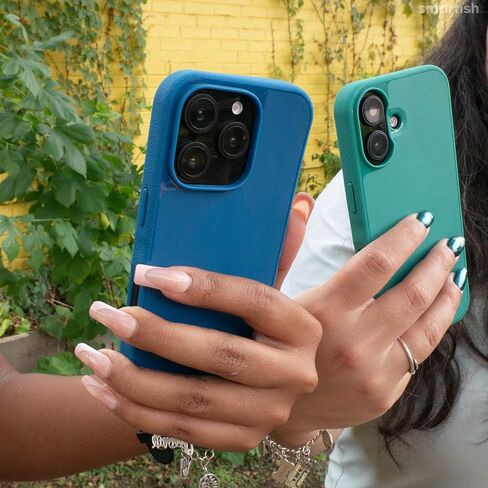 حافظة Smartish® iPhone 16 Pro المغناطيسية - Gripmunk متوافقة مع MagSafe [خفيفة الوزن + واقية] غطاء نحيف ورقيق مع بطانة من الألياف الدقيقة لهاتف Apple iPhone 16 Pro - Black Tie Affair in Kuwait