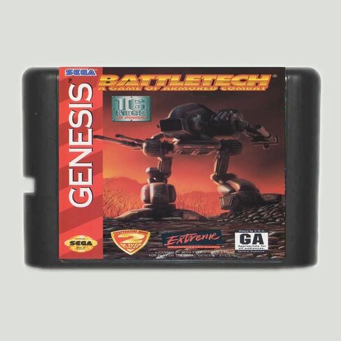 Battletech 16 Bit MD Game Card For Sega Megadrive Genesis Video Game Console Cartridge in Saudi Arabia