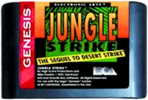 بطاقة ألعاب Jungle Strike 16 بت MD لخرطوشة وحدة تحكم ألعاب الفيديو Sega Megadrive Genesis in Saudi Arabia