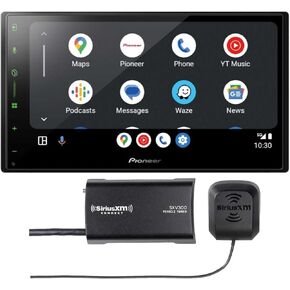 Pioneer DMH-W3050NEX 6.8" 2-DIN Multimedia Receiver Bundled with + (1) SiriusXM Satellite Radio SXV300V1