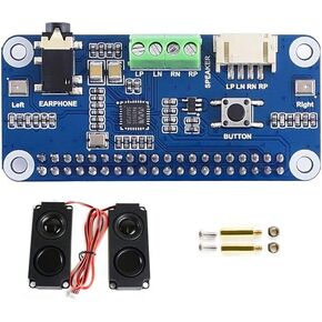 Waveshare WM8960 Hi-Fi Sound Card HAT Stereo CODEC Playing and Recording I2S Interface for Raspberry Pi Zero/Zero W/Zero WH/2B/3B/3B+