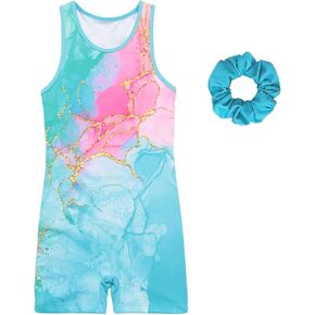 JOYSTREAM Gymnastics Leotards for Girls With Shorts Biketards Unitards Tumbing Ballet Dance Outfit 4-13Years