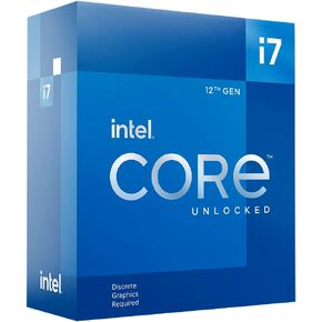 Intel® Core™ i7-12700KF, 12-Core Desktop Processor (8P+4E) up to 5.0GHz, LGA1700 125W 600 Series Chipset