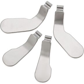 Set of 4pcs Stainless Steel Paddles Replacement Parts 2 Long 2 Short Metal Paddles Compatible with Xbox One Elite Controller Series 1 Model 1698