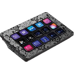 MightySkins Skin Compatible with Elgato Stream Deck MK.2 - Floral Retro | Protective, Durable, and Unique Vinyl Decal wrap Cover | Easy to Apply, Remove, and Change Styles | Made in The USA