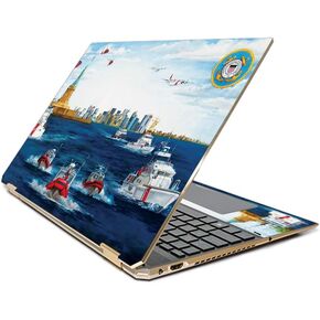 MightySkins Skin Compatible with HP Spectre x360 15.6" Gem-Cut (2019) - Standing Watch | Protective, Durable, and Unique Vinyl Decal wrap Cover | Easy to Apply| Made in The USA