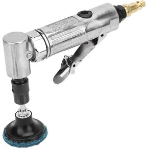 Air Grinder Die Grinder Air Angle Grinder with 2inch Grinding Disc MBSP, Industrial Grade 90 Degrees Bending Pneumatic Die Grinder for Sanding and Deburring