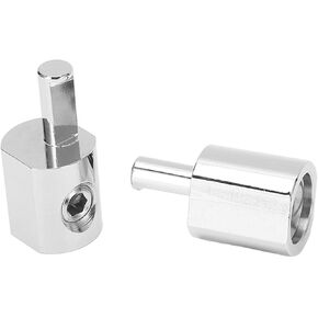 Battery Terminals And Power Distribution Modules,2Pcs Amp Input Reducer Adapter 1/0 Gauge To 4 Gauge Plated 6061 Aluminum For Cars Boatscar Mounted Accessories