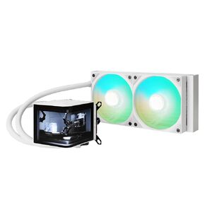 TRYX Panorama 360 ARGB 360mm AIO 6.5'' AMOLED Curved Screen 3D Anamorphic Effect Display Customizable AIO Cooler 360mm Asetek 8th Gen V2 320w TDP Magnetic ARGB Fan Intel LGA 1851/1700 AMD AM5/AM4