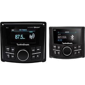 Package: Rockford Fosgate PMX-2 2.7" Marine Digital Media Receiver With Bluetooth And Pandora + Rockford Fosgate PMX-1R Marine Remote With 2.7" Display