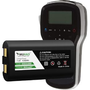 WUHAO for DYMO LabelManager 280 260P Battery Replacement 7.4V Upgraded [800mAh] for LabelManager PnP/3M-PL200 Battery Part No. S0895880 S0915380 W003688