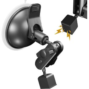 Radar Detector Mount for Escort with Magnetic Mount, Suction Cup Holder for Windshield or Dashboard, Compatible with Escort Max 360, Max 360 MKII, Max 3, IX IXc, Redline EX, and Max 360c Models
