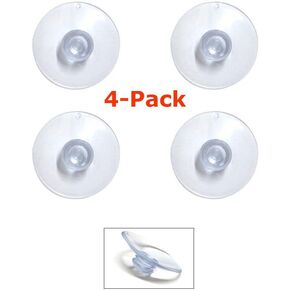 Ramtech 4-Pack Suction Cups Replacement Kit for Radar Laser Detector Windshield Mounts for Escort Passport 4200 4500 4600 5000 6800 7500 7500s 8500 8500 X50 9500i 9500ix C65 S55 SC55 X70 X80, SCLD