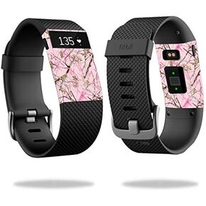 MightySkins Skin Compatible with Fitbit Charge HR Cover Skins Sticker Watch TrueTimber® Conceal Pink