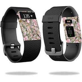 MightySkins Skin Compatible with Fitbit Charge HR Cover Skins Sticker Watch TrueTimber® Mc2 Pink