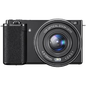 Cameras for Photography,4K 64MP Digital Camera,12X Optical Vlogging Camera for YouTube,One Button Point and Shoot Digital Camera,Auto-Focus Video Camera,Travel Camera with 64G TF Cards for Beginners