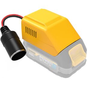 Nouvoware Battery Adapter for Dewalt 20V Battery with Cigarette Lighter Compatible with Dewalt Battery 20V to 12V Dewalt Batteries Adapter Fits All 20V Dewalt Battery for Car Appliances, Power Wheel
