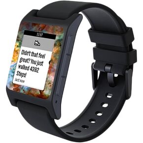 MightySkins Skin Compatible with Pebble 2 SE Smart Watch - Space Cloud | Protective, Durable, and Unique Vinyl Decal wrap Cover | Easy to Apply, Remove, and Change Styles | Made in The USA