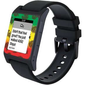 MightySkins Skin Compatible with Pebble 2 SE Smart Watch - Dark Butterfly | Protective, Durable, and Unique Vinyl Decal wrap Cover | Easy to Apply, Remove, and Change Styles | Made in The USA