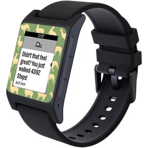 MightySkins Skin Compatible with Pebble 2 SE Smart Watch - Llama | Protective, Durable, and Unique Vinyl Decal wrap Cover | Easy to Apply, Remove, and Change Styles | Made in The USA