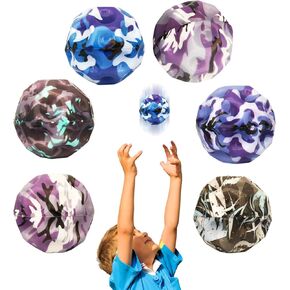 6 Pack Astro Jump Ball, Multicolored Spaceballs, Bounce Ball, Super High Bouncing Lightweight Jumping Ball for Children, Bouncy Balls, Jumping Ball, Bouncing Ball Toy for Stress Relief
