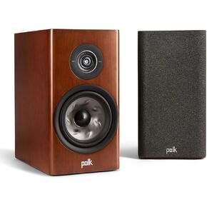 Polk Reserve R200 50th Anniversary Limited Edition Bookshelf Speaker for Dynamic, Detailed Home Theater Audio, 1" Pinnacle Ring Tweeter & 6.5" Turbine Cone Woofer, Dolby Atmos & IMAX Enhanced, Cherry