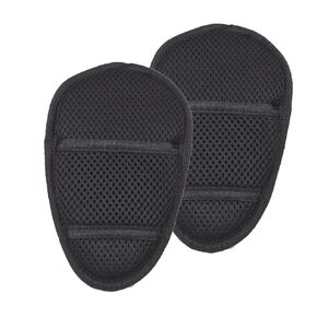 2 Pack Baby Stroller Crotch Pads, Car Seat Stroller Strap Pads, Baby Stroller Seatbelt Crotch Cushion, Car Seat Pushchair Seat Belt Crotch Covers for Kids (Black)