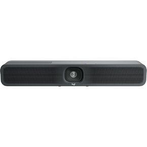 Logitech MeetUp 2 All-in-One USB Conference Room Camera, Compact Video Bar with Built-in AI Features, Works with Microsoft Teams, Zoom Rooms, Google Meet, and More