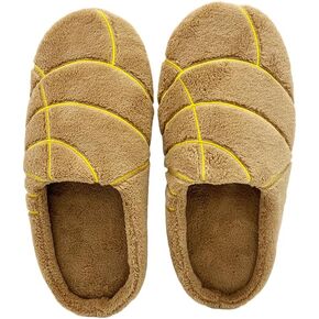 Mexican Concha Slippers for Women Men Concha Pantuflas Soft Plush House Slippers for Indoor Use