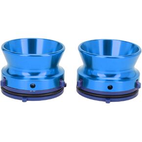 1 Pair Nab Hub Adapters Polished Aluminum Alloy ReVox 10in Reel to Reel Tape Opener Universal Charger for ReVox, for Akai, for Teac, etc, Reel to Reel Tapes. (Blue)