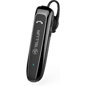 TELLUR VOX 95 Bluetooth Headset, Wireless Bluetooth Handsfree Earpiece USB C Headset, 20 Hours Talk Time, BT v5.3, Multipoint Two Connected Devices, 360° Hook for Right or Left Ear, iPhone/Android