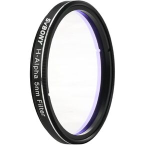 SVBONY SV227 Telescope Filter, 2 inches H-Alpha 5nm Filter Narrowband Astronomical Photographic CCD Filter for Deep Sky Photography