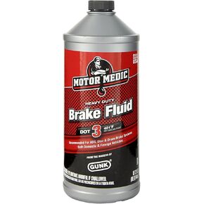 Niteo Motor Medic M4434 DOT 3 Heavy Duty Brake Fluid - 1 Gallon