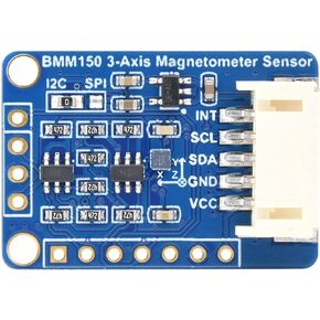 Waveshare BMM150 3-Axis Magnetometer Sensor, Compatible with Raspberry Pi 5/4B/3B/Zero/Zero W/Zero 2W/Pico/Pico W/Pico WH, Digital Compass Sensor, Magnetic Field Measurement