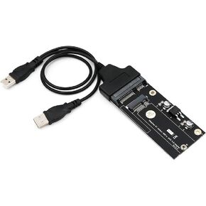 20+6 Pin SSD to SATA 2.5 or USB Adapter with USB 2.0 Cable for Thinkpad Lenovo X1 Carbon