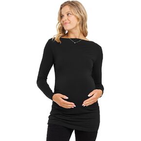 Women's Basic Long Sleeve Maternity Shirt Top