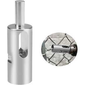 Drill Chuck Tool for 9 Gauge Twist Ties, High-strength EZ Twist Fence Tool, Metal Fence Ties Drill Chuck, EZ Twist Ties Tool for Fixing Chain Link Fence Wire