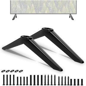 TV Leg for Element TV Stand Legs, for Element E1AA32R-G E2AA32R-C E1AA32R-T E1AA32N E4SC4018RKU E4AA43R E4AA43N E500AC50C E4AA55N, for Element Roku TV Legs Xumo TV Stand Replacement with Screws