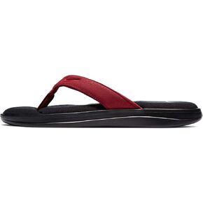 Nike Women's Ultra Comfort Thong AR4498 (Black/Track Red-Noble Red, Numeric_9)