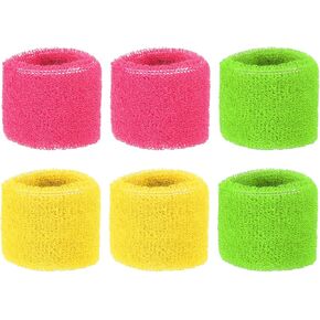 PATIKIL Sports Wristbands Cotton Terry Cloth Absorbent Sweatband for Tennis Working Out Athletic Running