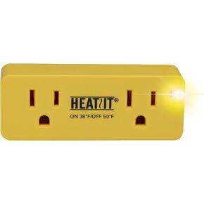 HEATIT ET-21 قم بتجميد المخرج الذي يتم التحكم فيه حرارياً عند 38F / إيقاف عند 50F