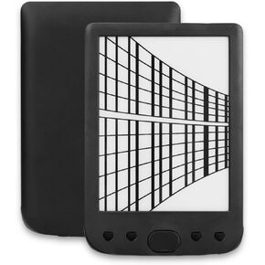 Ebook Reader, 6in 800x600 Reading Tablet HD Ink Screen E Reader, 8GB 512Mb Ereader with Protective Case Film, Blue Light Reduction, Adjustable Brightness Carta E Ink Tech