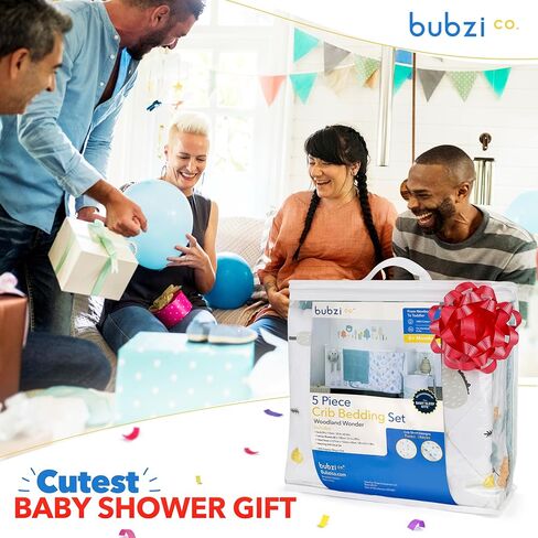 مجموعات سرير الأطفال للأولاد 5 قطع تتضمن ملاءات سرير الأطفال ×2، لحاف قطني، بطانية أطفال ومجموعة ملصقات جدارية إضافية in Kuwait