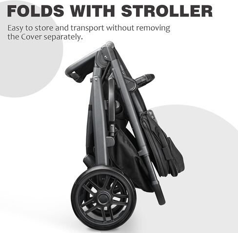 غطاء سلة WEIGUZC لجهاز UPPAbaby Vista V2 & Cruz V2 - قابل للطي مع عربة الأطفال - مادة متينة in Kuwait