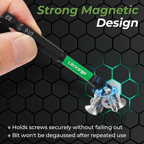 10-Pack 1/4" Hex Shank Drills Set，2.75" Length Special Screwdriver Set- Premium S2 Steel Triangle Bit Set-Triangle Bits Sizes: 1.8/2.0/2.3/2.5/2.7/3.0 & Snake Eyes Impact Driver Bit Set: U4/U6/U8/U10 in Saudi Arabia