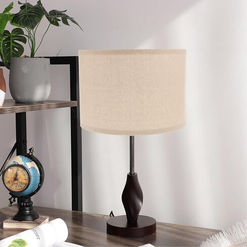 عاكس الضوء الطبل - أباجورة مصباح أرضية متوسطة الحجم من القماش E27، غطاء مصباح من القماش، غطاء مصباح قابل للفصل، تركيبات إضاءة يدوية لمصباح Tbale، 10 * 7 بوصة in Kuwait